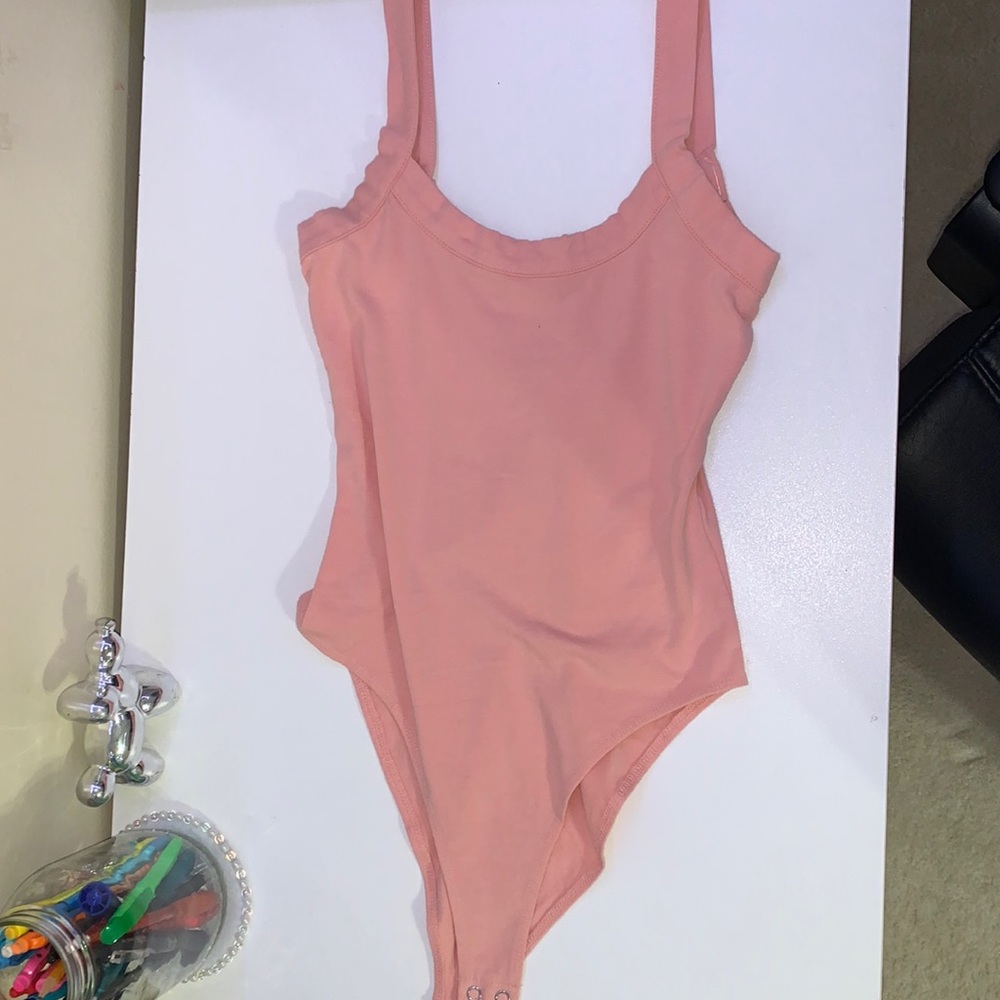 Pink forever 21 bodysuit